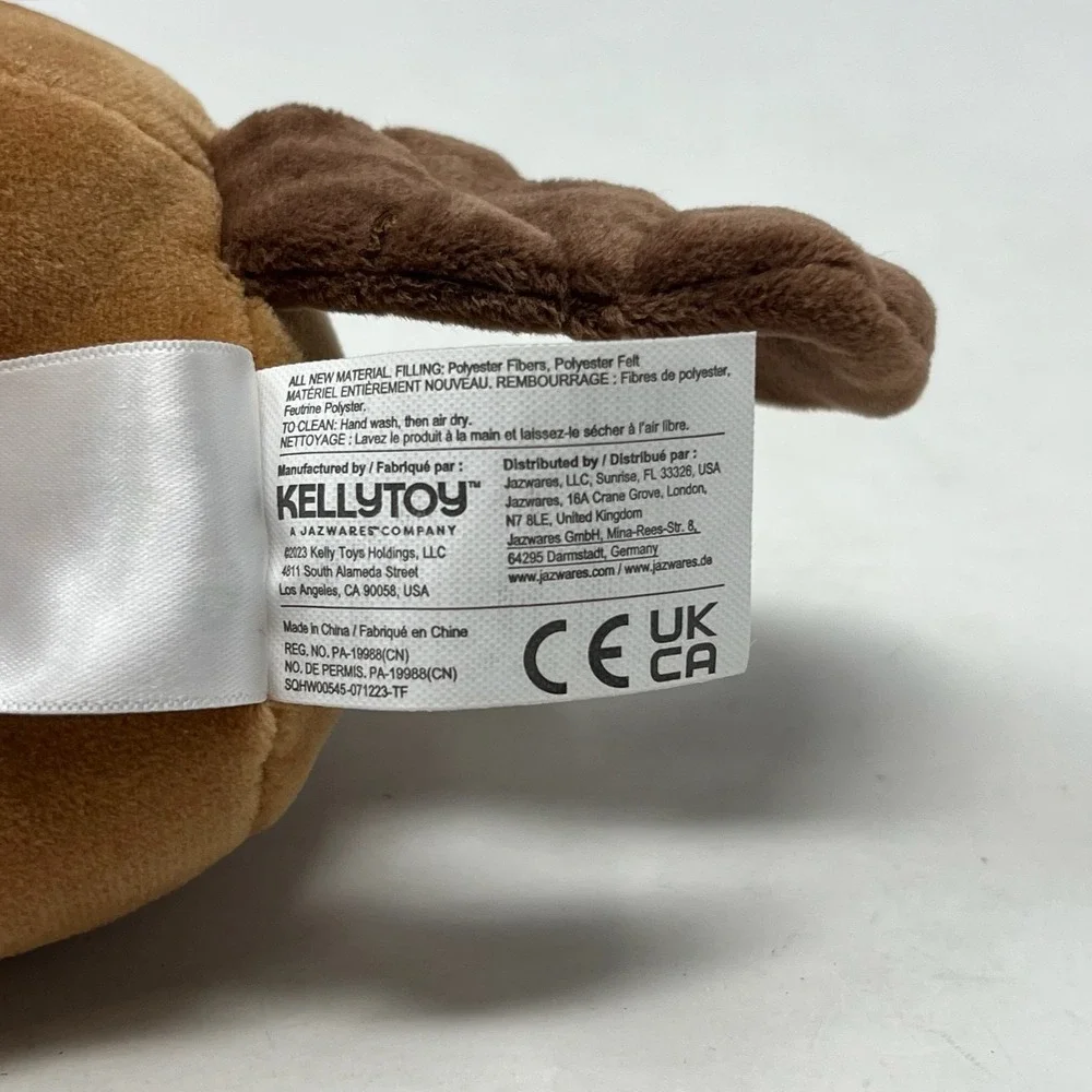 Squishmallows Chip the Beaver Wearing‎ Beanie Hat Plush Toy Stuffed Animal 5